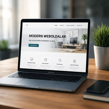 Modern céges weboldal készítés Budapesten